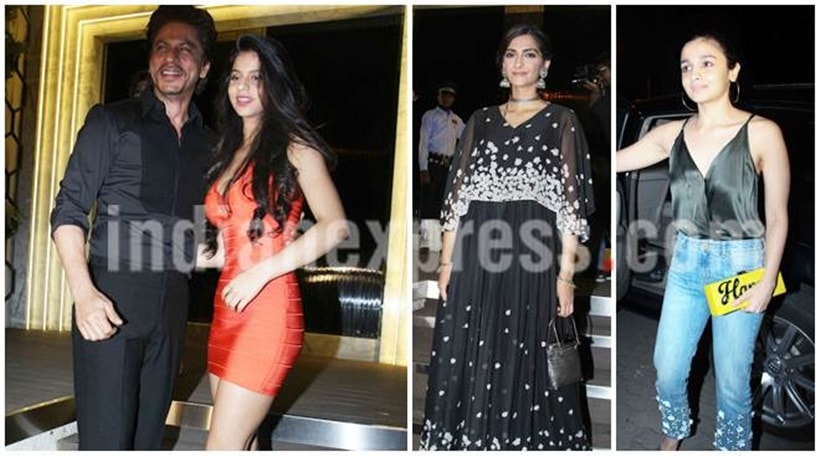 Shah Rukh Khan, Suhana Khan, Suhana Khan photos, Suhana Khan SRK photos, Alia Bhatt, Gauri Khan, Gauri Khan restaurant launch, Sonam Kapoor