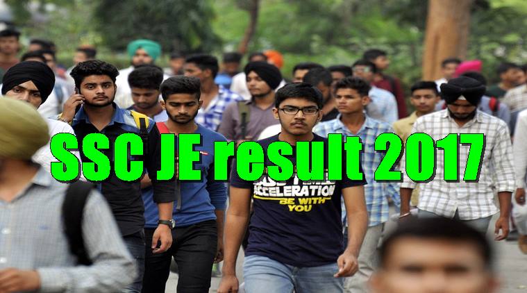 ssc.nic.in, ssc je, ssc je result, JE result 2017