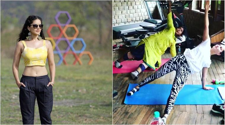 WATCH: Sunny Leone's latest yoga-exercise sequence video is an inspiration  | Fitness News, The Indian Express