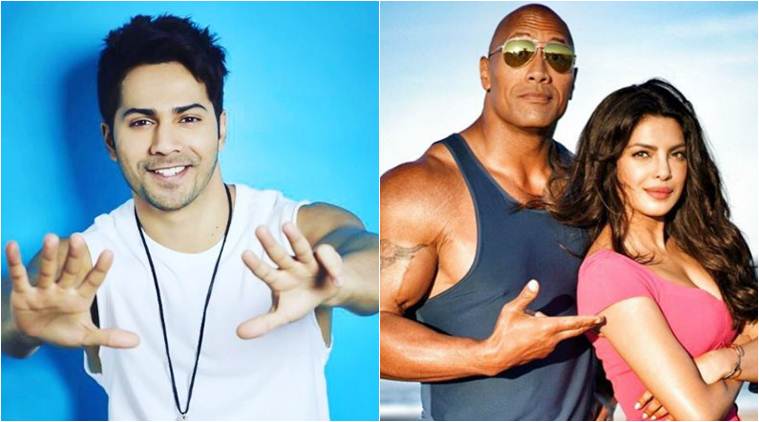 Varun Dhawan Sex Xnxx - Varun Dhawan's Baywatch review is in and Priyanka Chopra, Dwayne Johnson  can't be happier | Entertainment News,The Indian Express