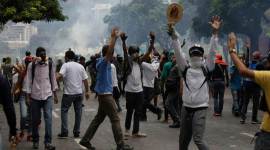 Venezuela protest, protest against Venezuela president, Venezuela anti-government demonstrations, Vladimir Padrino Lopez, world news, indian express news
