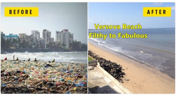 versova beach, versova, versova cleanliness drive, mumbai beach cleanup, mumbai beach, versova news, mumbai news, latest news, trending news, indian express