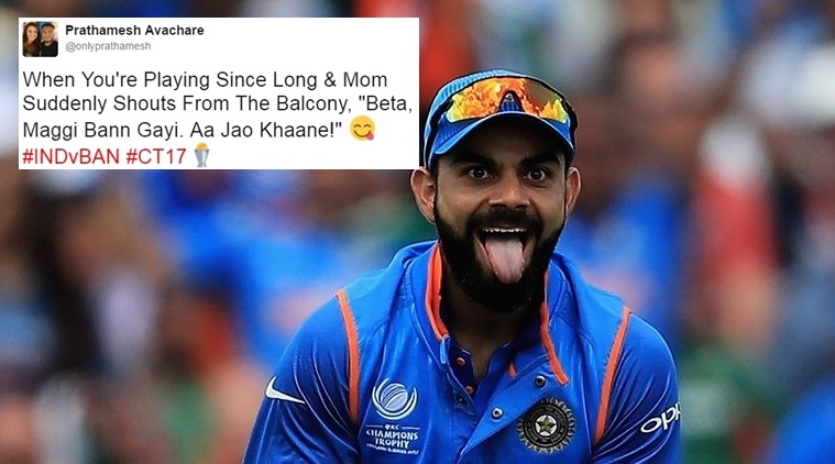 India vs Bangladesh: Virat Kohli’s wacky tongue-out expression takes ...