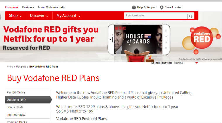 Vodafone offers free Netflix subscription to RED users | Technology ...