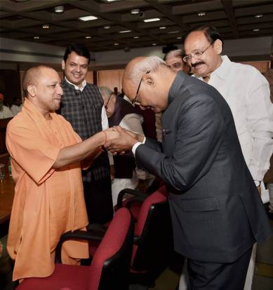 Ram Nath Kovind, Meira Kumar, presidential polls, Yogi Adityanath
