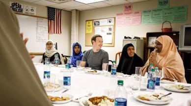 Mark Zuckerberg, donald Trump, muslims, refugees, Mark Zuckerberg iftar party