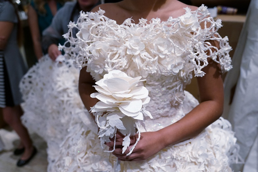 These Stunning Toilet Paper Wedding Dresses Might Just Leave You