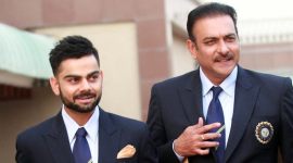 Ravi Shastri, R Sridhar, Bharat Arun, Sanjay Bangar, Virat Kohli, Indian cricket team, sports gallery, cricket gallery, Indian Express