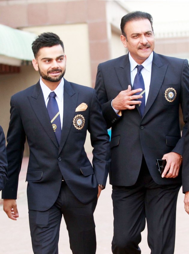 Ravi Shastri, R Sridhar, Bharat Arun, Sanjay Bangar, Virat Kohli, Indian cricket team, sports gallery, cricket gallery, Indian Express