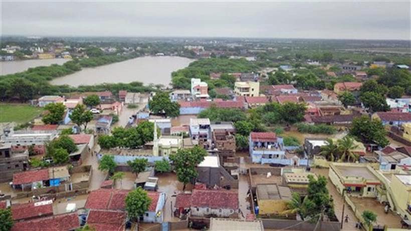 Flood Fury In Parts Of Gujarat As Heavy Rainfall Continues | India News ...