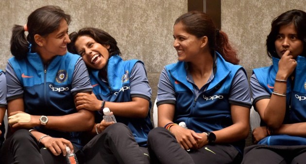 ICC Women's World Cup 2017, Mithali Raj, Indian women's cricket team, Harmanpreet Kaur, Jhulan Goswami, Vijay Goel, sports photos, cricket photos, Indian Express