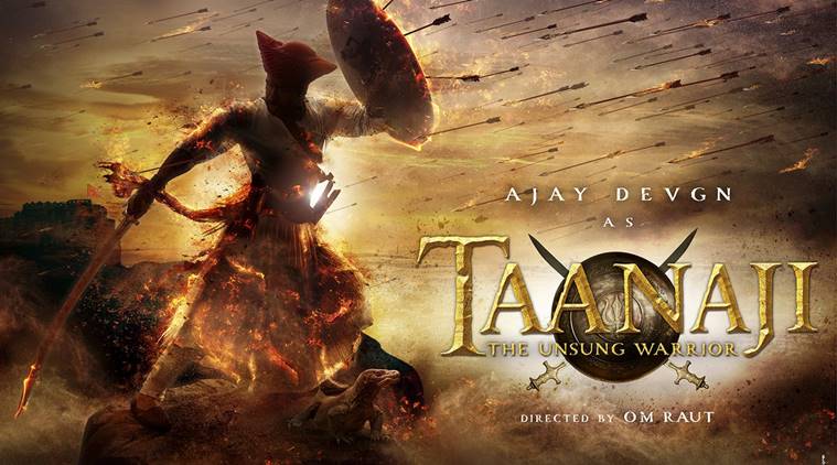 Taanaji first look Ajay Devgn in and as the unsung warrior in a period war film. See photo Bollywood News The Indian Express