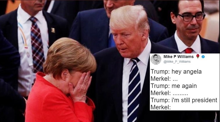G20 summit: It’s raining memes and jokes as Donald Trump and Angela
