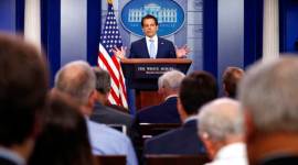 President Donald Trump, US President Donald Trump, Scaramucci, New Communication Director, New Communication Director Scaramucci, Sean Spicer, World News, Latest World News, Indian Express., Indian Express News