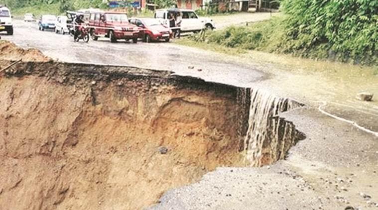 Landslide, floods kill two in Assam; parts of Arunachal cut off | India News,The Indian Express