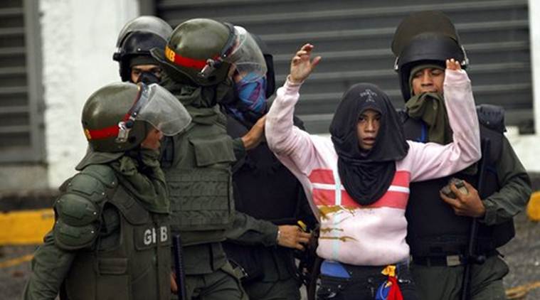 Venezuela Crisis, President Nicolas Maduro, Venezuelan President Nicolas Maduro, Nicolas Maduro Government In Crisis, World News, Latest World News, Indian Express, Indian Express News