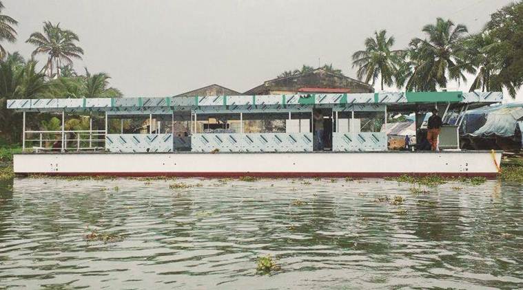 solar power, kerala backwaters, solar powered boat, solar energy, kerala boat solar power, india news, kerala news