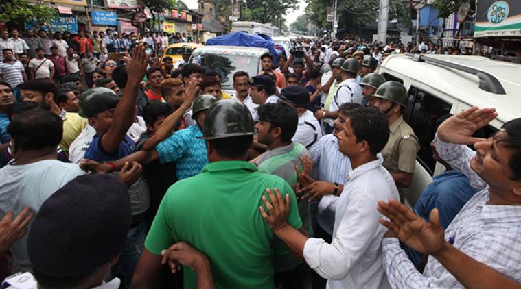 west bengal communal violence, basirhat protests, basirhat violence, baduria protests, curfew, amit shah, baduria clashes, centar