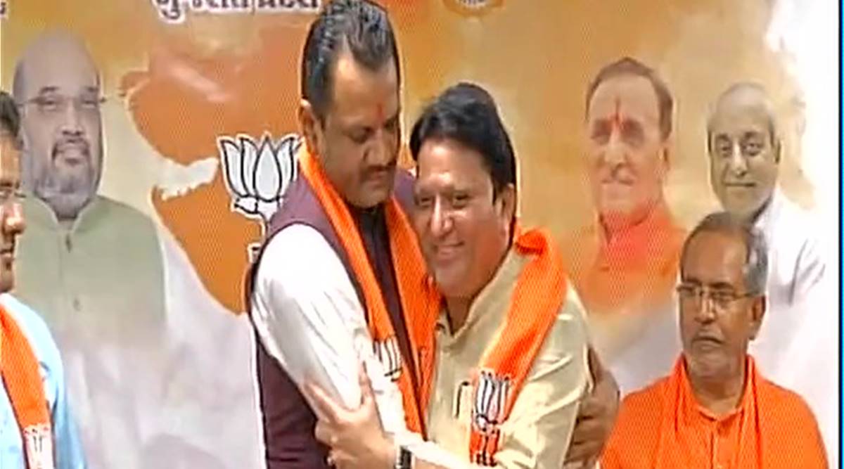 Balwantsinh Rajput, amit shah, smriti irani, Vijay Rupani, BJP, rajya sabha elections, gujarat rajya sabha elections, india news