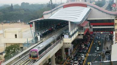 Bangalore Metro, Bangalore Metro protest, Bangalore Metro closed, Bangalore, BMRCL, latest news, indian express