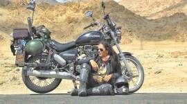 woman biker, biker accident, mumbai ahmedabad highway, jawhar, jagruti hogale, royal enfield