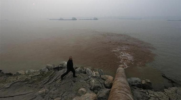 China Water Pollution, China Murky Water, China Sewage Firms, China Industrial Water Pollution, China, World News, Latest World News, Indian Express, Indian Express News