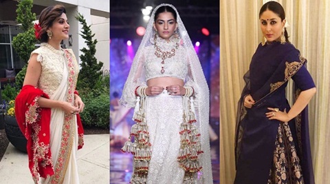 Weddings to attend? 50 celeb-inspired lehengas and saris for you ...