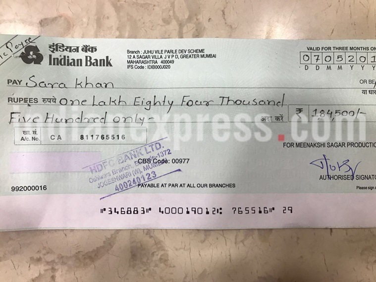 jamai raja, meenakshi jamai raja, ciinta jamai raja, sara afeen jamai raja, sara cheque jamai raja