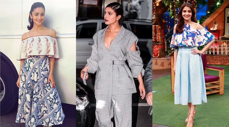 759px x 422px - Priyanka Chopra, Alia Bhatt, Anushka Sharma: Bollywood beauties are slaying  the cold-shoulder trend and how | Lifestyle Gallery News,The Indian Express