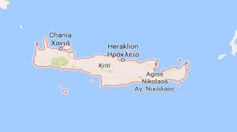 crete, greece earthquake, crete earthquake, greece, island of crete, earthquake, damages, Greece's Institute of Geodynamics