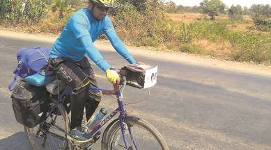shanti padyatra, nuclear arms free world, pune engineer, cycling journey around the world, nitin sonawane, World Peace and Friendship Movement, WPFM, indian express