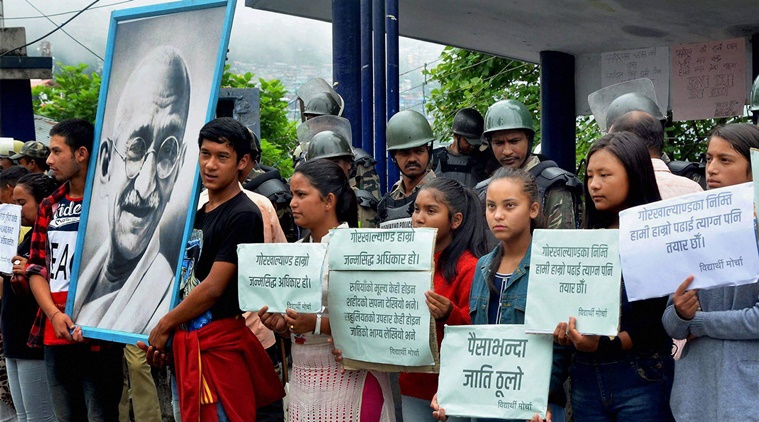 darjeeling protest, gjm protest, gorkhaland, darjeeling violence, Kalimpong, Bimal Gurung, Trinamool congress