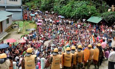 Darjeeling unrest, Darjeeling protest, Gokhaland protest, GJM