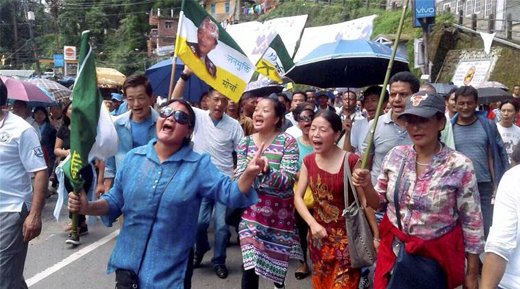 gjm news, darjeeling hills news, india news, indian express news