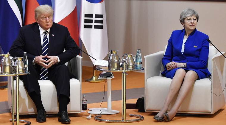  Prime Minister Theresa May, U.S. President Donald Trump, Iran nuclear deal, Iran's nuclear programme , "overall Iran strategy," , world news, indian express news 