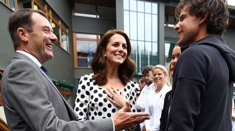 Duchess of Cambridge Kate Middleton graces Wimbledon to watch Andy Murray in action
