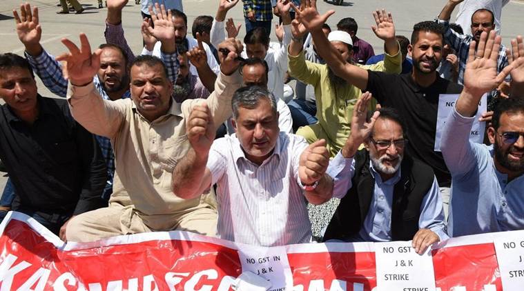 Jammu and Kashmir traders arrested, J& K traders arrested, Protests against GST, GST and Jammu and kashmir news, India news, National news,