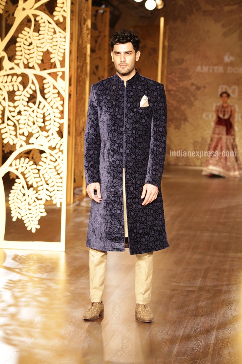 Anita Dongre, india couture week 2017, india couture week, Anita Dongre designs, Anita Dongre latest collection, Anita Dongre ICW 2017, ICW 2017, Indian Express, Indian Express News