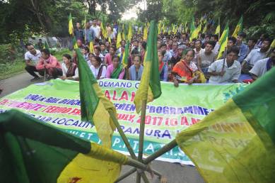 tripura, ipft, tripura agitation, tipraland, agartala, twipraland, highway blockade, railway blockade, indigenous peoples front of tripura, northeast protest, separate statehood protest, indian express
