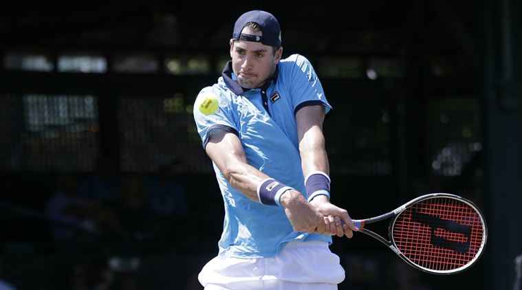 john isner, isner, Hall of Fame Open, Matthew Ebden, tennis, sports news, indian express