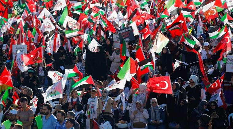 Thousands Rally In Istanbul Against Israel’s Al-aqsa Mosque Measures 