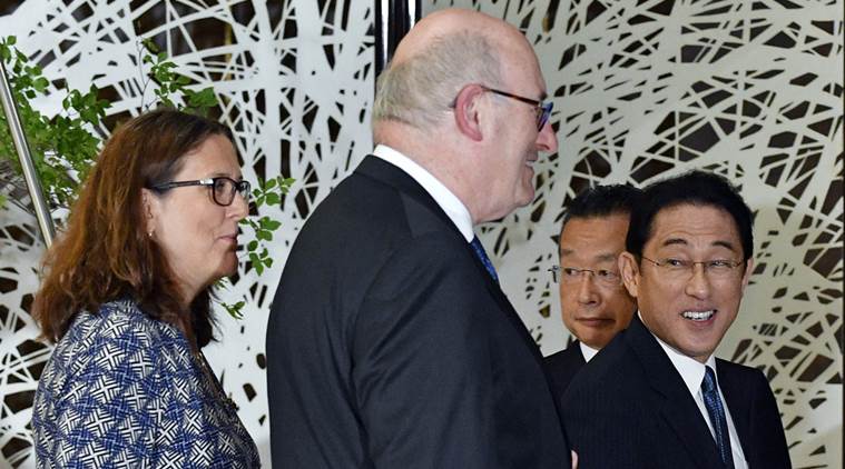 Japan envoy to visit Brussels for trade pact talks with European Union