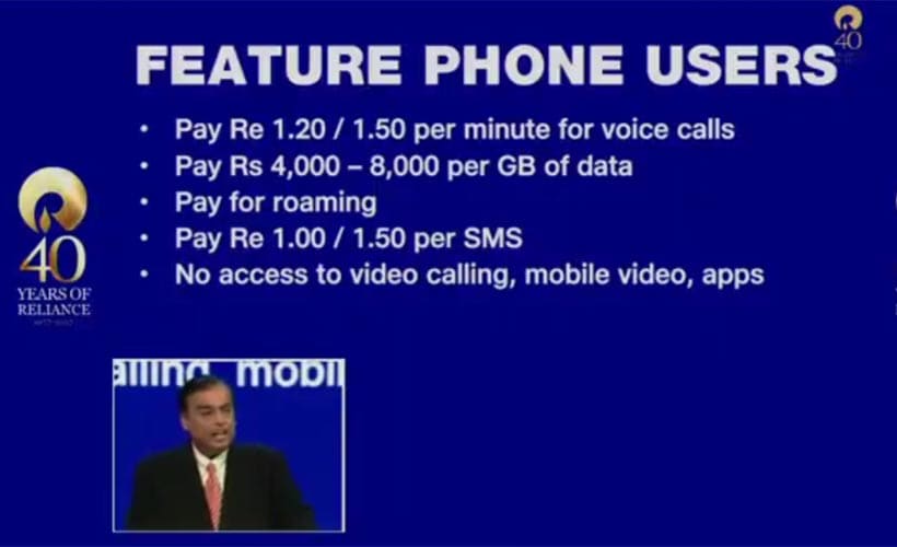 JioPhone, Reliance Jio JioPhone, JioPhone price, JioPhone tariffs, Reliance Jio