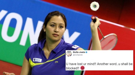 jwala gutta, jwala gutta anti-modi, jwala gutta anti-modi twitter troll, jwala gutta twitter troll, jwala gutta's reply to twitter troll, jwala gutta twitter trolling savage reply, indian express, indian express news