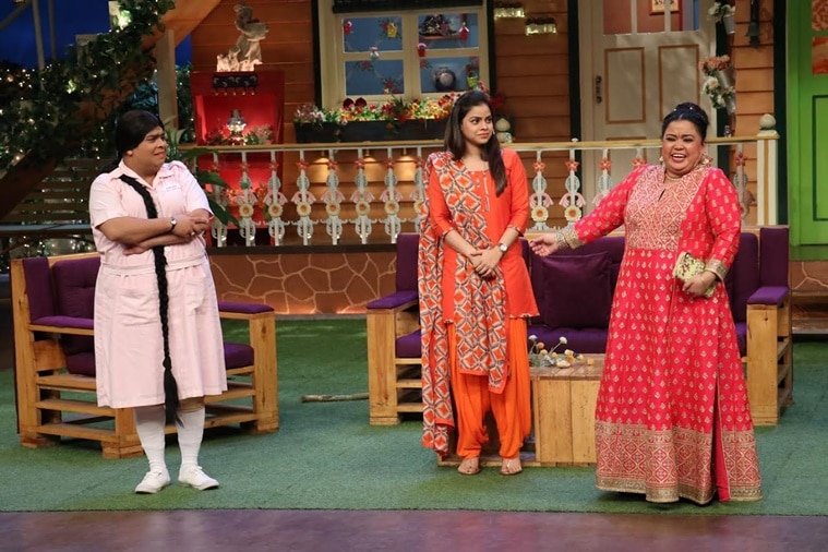 the kapil sharma show, bharti singh, kapil sharma, chandan prabhakar, kapil sharma show pics, kapil sharma bharti singh, kapil sharma pathan brothers, irfan pathan yusuf pathan