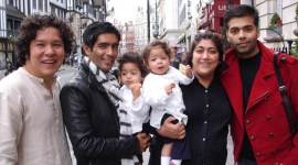 Karan Johar, Karan Johar kids, Karan Johar yash and roohi, Karan Johar old photo, Karan Johar throwback pic, Gurinder Chadh, Manish Malhotra