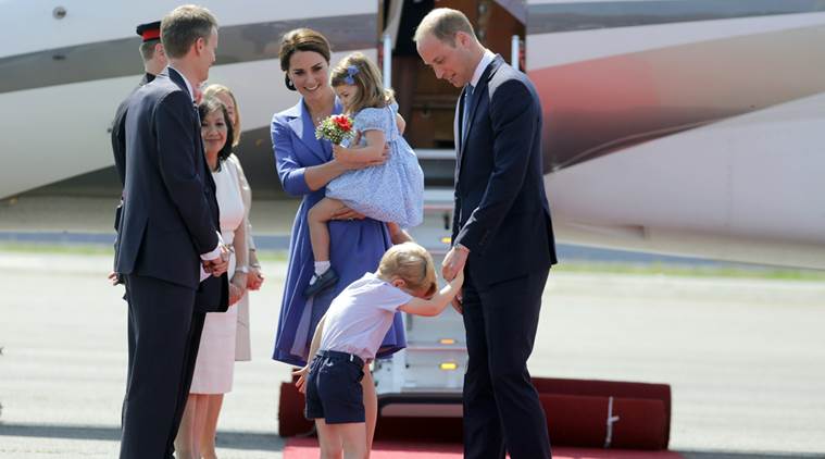 prince william, kate middleton, germany, germany visit, british royalty, Prince George, Princess Charlotte, world news, Indian Express news