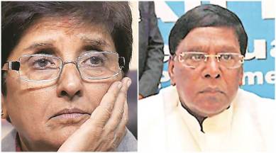 Puducherry, Puducherry politics, kiran bedi, puducherry cm vs kiran bedi, Puducherry mla nominations, indian express news
