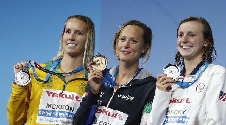 Stunner in Budapest: Katie Ledecky loses for first time at World ...