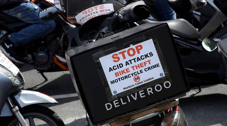 London Delivery Drivers Protest Against Rise In Acid Attacks | World ...